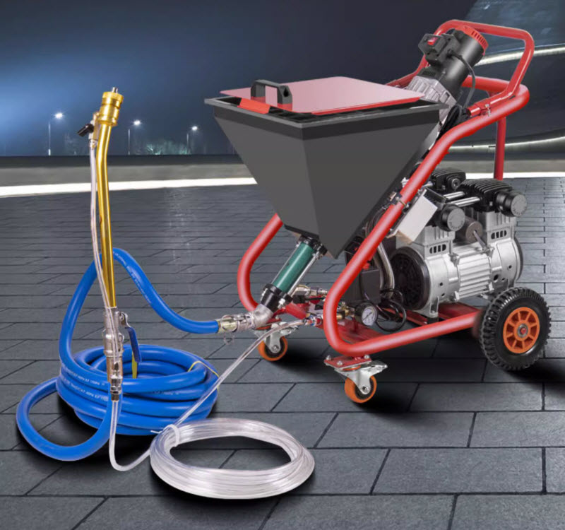 เครื่องพ่นปูนสกิมโค้ท Skim Coat Sprayer 5000W 220V / 50Hz 1-20 ลิตร/นาที