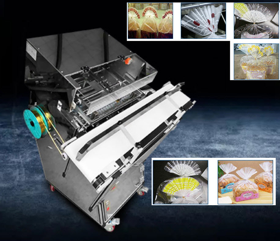 เครื่องมัดจับจีบขนมปังอัตโนมัติ WN-360 160KG 30ถง/นาที 400วัตต์ toast bread tying machine bevel automatic