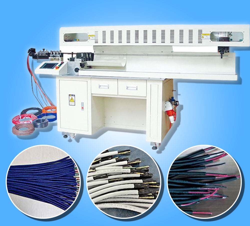 เครื่องตัดสายไฟฟ้า อัตโนมัติ ความเร็วสูง Full-automatic high-speed wire cutting machine model XLD-950