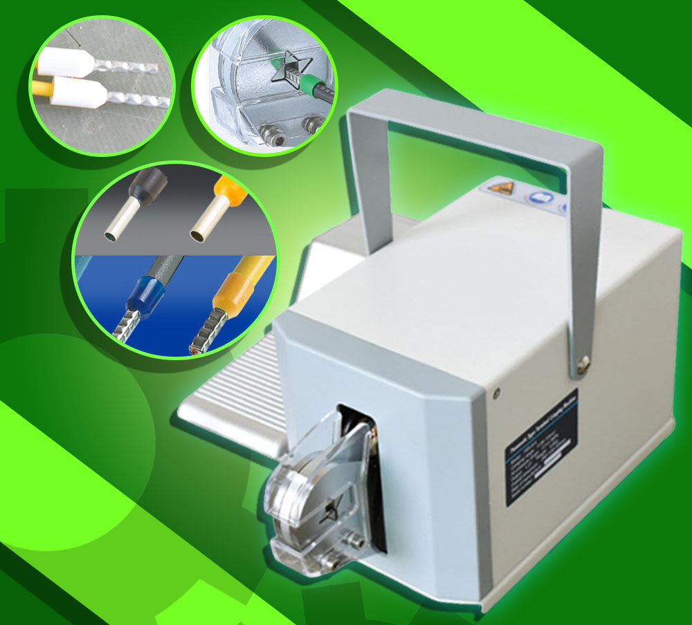 เครื่องสายหางปลา เครื่องย้ำหางปลา ระบบลม Pneumatic Terminal Crimping Machine Pneumatic Tool Tubular Round Cold-pressed Hexagonal Six Side Model XLD-0108