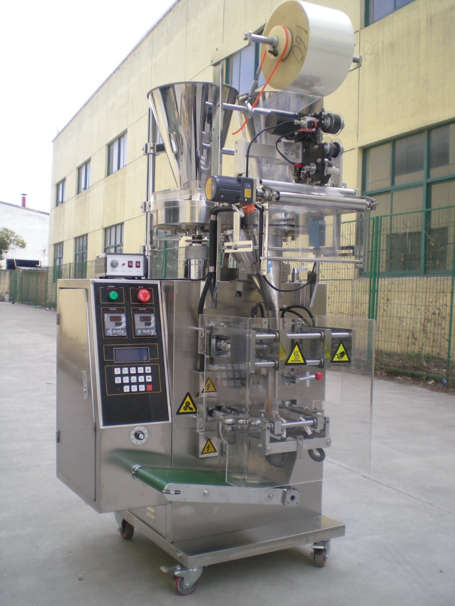 เครื่องชั่ง เครื่องบรรจุซอง แพ็คซีล Weighting Filling and Packing Machine รุ่น DCKK-300-2 แบบซองคู่ สองโถบรรจุ