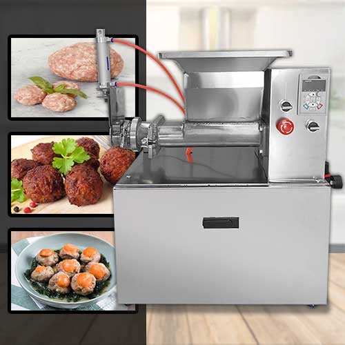 เครื่องปั้นหมู หมูบด เนื้อบด ปั้นเนื้อ Minced Meat Minced Pork Cutting Machine เครื่องบดตัดเนื้อ