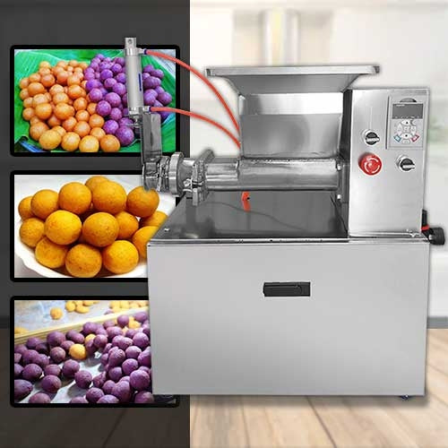 เครื่องตัดแป้ง ทำขนมไข่นกกระทา แบ่งแป้ง Electric Dough Cutting Machine ไข่นกกระทา เครื่องแบ่งแป้ง