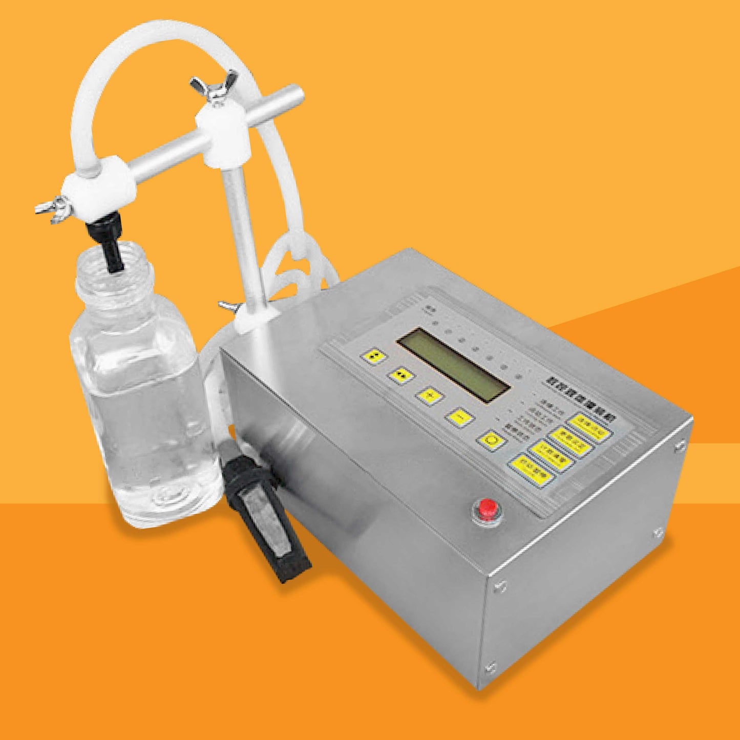 เครื่องบรรจุของเหลว ควบคุมดิจิตอล GFK-160m ช่วงการบรรจุ 5-3500 มิลลิลิตร