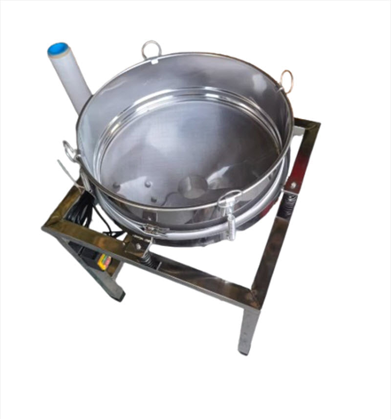 เครื่องร่อนแป้ง 500 รุ่นสแตนเลส ตะแกรงสั่นพลาสติก ตัวกรองนมถั่วเหลือง โรงสีแป้งคุณภาพสูง