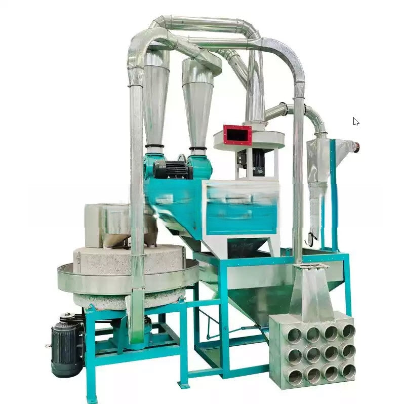 โรงโม่แป้งอัตโนมัติ ขนาดใหญ่ สำหรับบดข้าวสาลีและข้าวโพด รุ่นใหม่ ประสิทธิภาพสูง