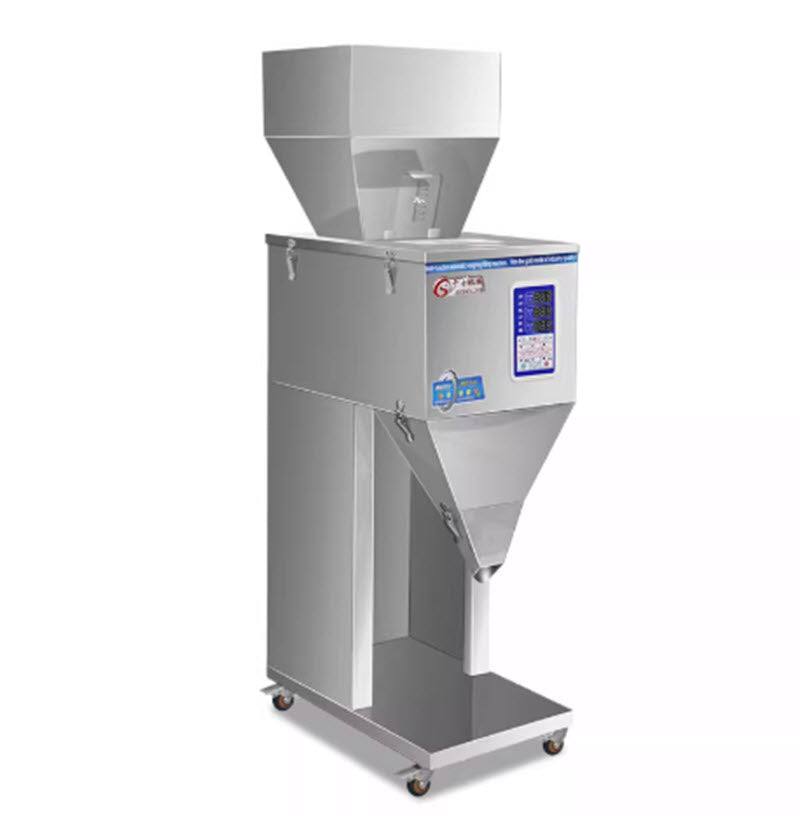 เครื่องชั่งน้ำหนักและบรรจุถุงอัตโนมัติขนาดใหญ่สำหรับถุงชา ข้าว ถั่วลิสง เมล็ดทานตะวัน โกฐจุฬาลัมภา ชา และพริกไทยเม็ด เครื่องชั่งน้ำหนักและบรรจุถุงสำหรับโรงโม่แป้ง