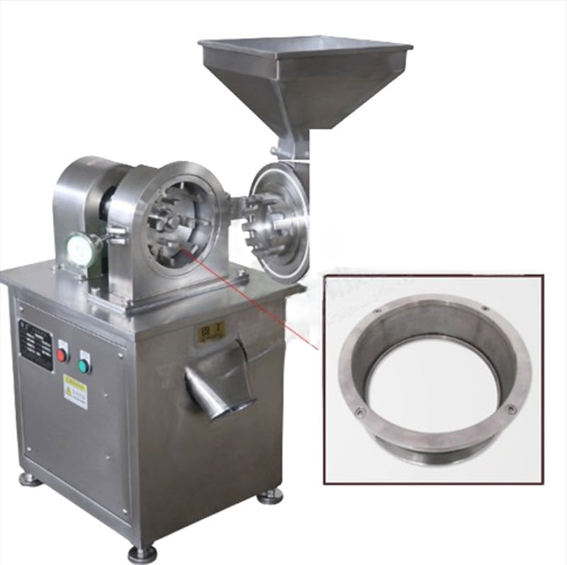 เครื่องบดอเนกประสงค์สแตนเลส Jungong เครื่องบดน้ำตาลขาว ผงเคมีปรุงรส เกลือ เครื่องบดอุตสาหกรรมขนาดใหญ่ เครื่องบดอ้อยเชิงพาณิชย์ เครื่องบดโรงงานน้ำตาล