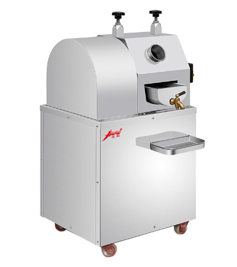 เครื่องคั้นน้ำอ้อยแนวตั้ง Qingshun ZY-300 สแตนเลสสตีลอัตโนมัติเต็มรูปแบบ เครื่องคั้นน้ำอ้อยไฟฟ้าเชิงพาณิชย์ เครื่องกรองน้ำตาล เครื่องกรองน้ำอ้อย โรงงานน้ำตาล