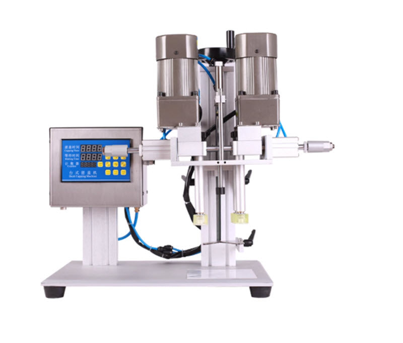 เครื่องปิดฝาปากเป็ดตั้งโต๊ะ Yintai XLSGJ-6300 เครื่องปิดฝาแบบกึ่งอัตโนมัติ เครื่องปิดฝาแบบบิดและล็อคหัวฉีดสเปรย์น้ำยาซักผ้า เครื่องปิดฝาพลาสติกเครื่องสำอางแบบใช้ลม เครื่องระเหยน้ำอ้อยสำหรับโรงงานน้ำตาล