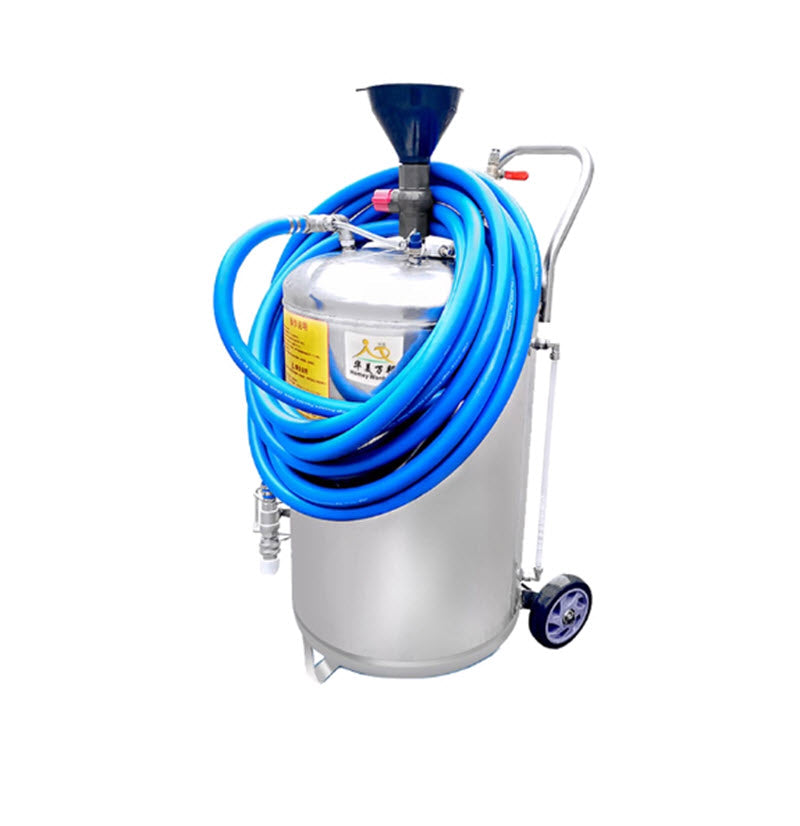 รถเข็นล้างเครื่องโฟมเคลื่อนที่อเนกประสงค์ Huamei สำหรับโรงงานอาหาร อุปกรณ์ล้างโฟมฆ่าเชื้อ ความจุ 70 ลิตร เครื่องล้างมันสำปะหลัง โรงงานมันสำปะหลัง