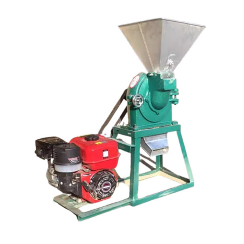 เครื่องบดแป้งแบบจานฟันคู่ดีเซล-ไฟฟ้า เครื่องบดข้าวโพดและมันสำปะหลังแบบจานฟันคู่หนา โรงสีเหล็กขนาดเล็กสำหรับบดมันสำปะหลัง เครื่องบดสำหรับโรงงานมันสำปะหลัง