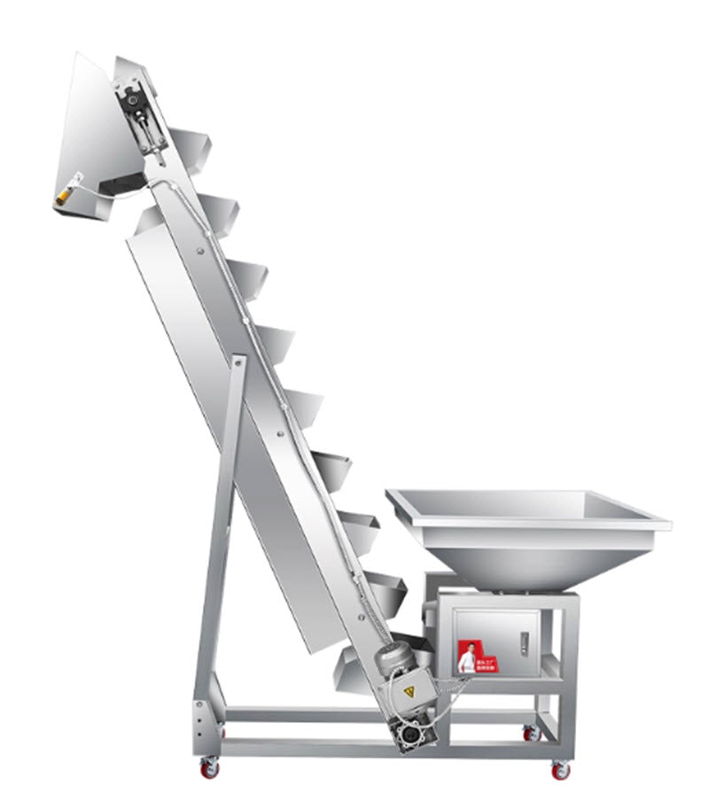 เครื่องตักอัตโนมัติ ลิฟต์ เมล็ดพืช ฮาร์ดแวร์ ข้าว ชา เมล็ดพืช สายพานลำเลียงป้อนและดูดสแตนเลส เครื่องบรรจุภัณฑ์ โรงงานมันสำปะหลัง