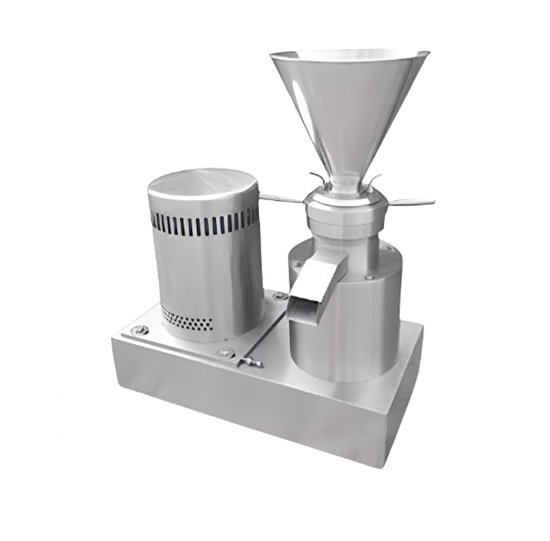 เครื่องบดสแตนเลส ถั่วลิสงเกรดอาหาร งา ซอสพริก ซุปเนื้อแกะ เคลือบอุตสาหกรรม เครื่องบดคอลลอยด์ขนาดเล็กในห้องปฏิบัติการ เครื่องบีบน้ำมันแบบสกรู โรงงานน้ำมันพืช