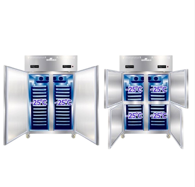 ตู้แช่แข็งเชิงพาณิชย์ ขนาดใหญ่ รุ่น民丰 ระบบลมเย็น เหมาะสำหรับเก็บอาหารทะเล เกี๊ยวและบะหมี่