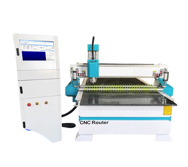 เครื่องแกะสลัก CNC อัตโนมัติ รุ่นสองหัว สำหรับงานไม้ ขนาดกะทัดรัด ใช้งานง่าย