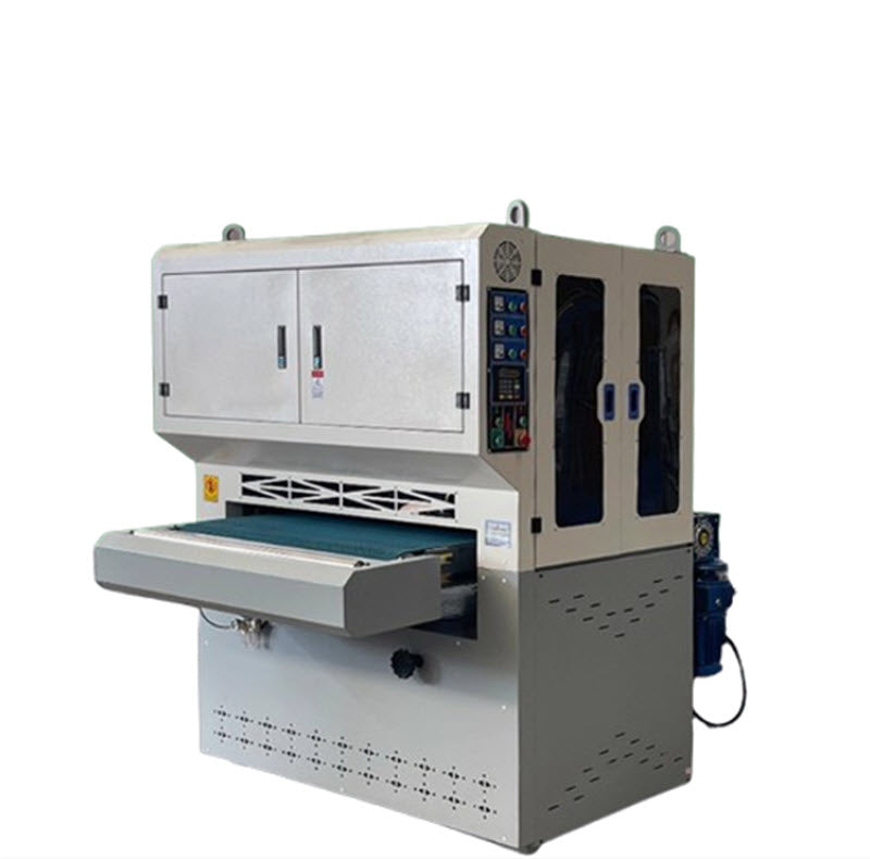 เครื่องขัดไม้หนัก รุ่นสองด้าน ขนาดแผ่นปรับหนา สินค้าโลหะ พร้อมระบบขัดเรียบ