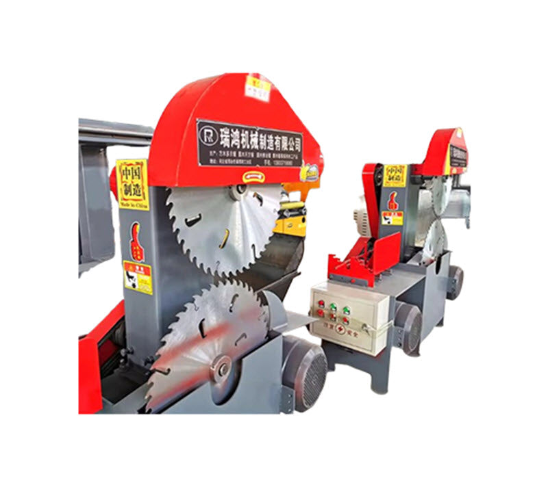 เครื่องตัดไม้แบบอัตโนมัติ รุ่นพิเศษ ใช้สำหรับตัดไม้กลม ขนาดใหญ่ พร้อมฟังก์ชั่นตัดหลายชิ้น