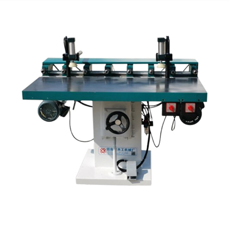 เครื่องเจาะไม้ตั้งโต๊ะแบบปรับระดับได้ รุ่นหลายแกน ใช้เจาะท่ออลูมิเนียมและเหล็ก