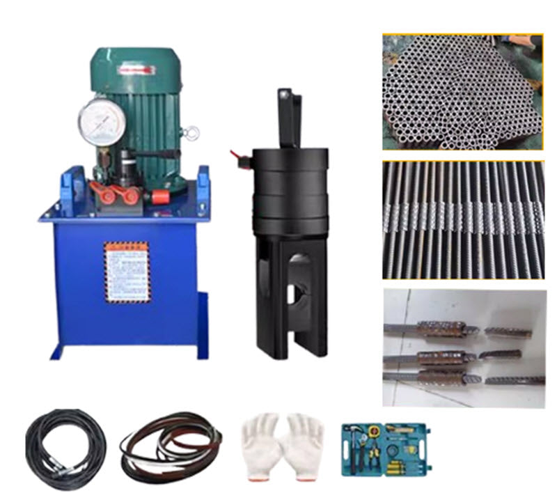 เครื่องอัดสายเหล็กอัตโนมัติ รุ่นพกพา ขนาดเล็ก ใช้งานง่าย กำลังไฟฟ้าเชื่อมต่อแบบเกลียว