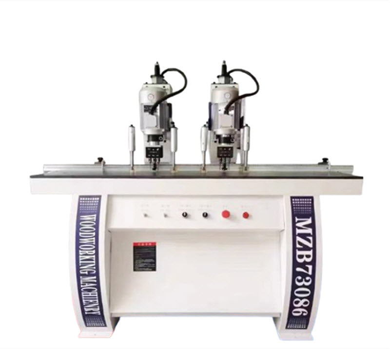 เครื่องเจาะรูบานพับอัตโนมัติ รุ่นหลายหัว สำหรับเฟอร์นิเจอร์ไม้ เจาะรูหลายจุด