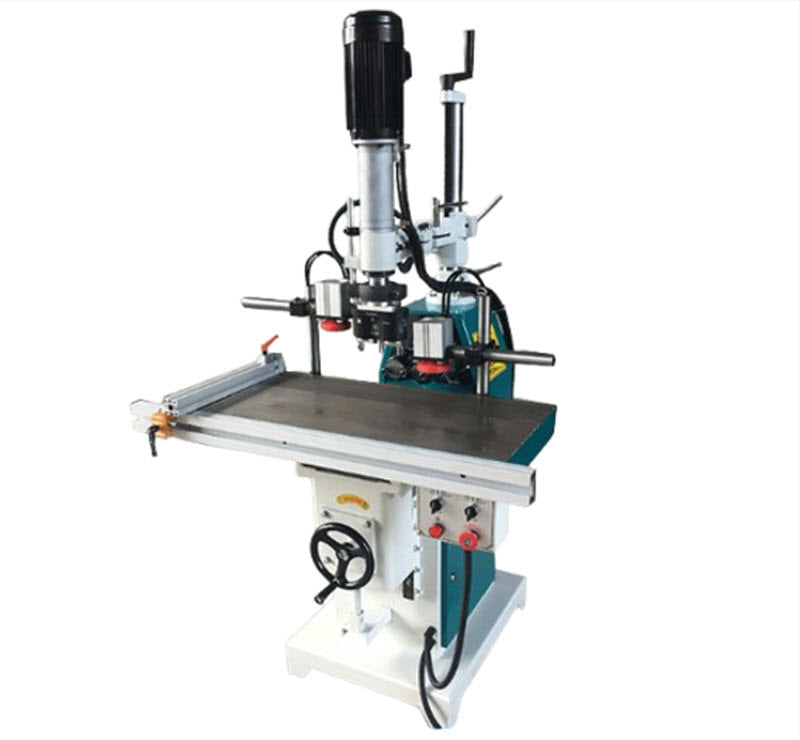 เครื่องเจาะไม้แบบตั้งโต๊ะและนอน 3 แกน ระบบลม ขนาดกะทัดรัด ใช้งานง่าย