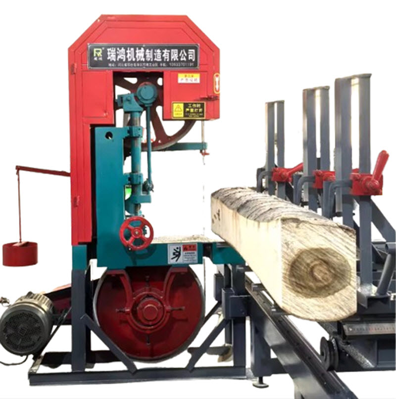 เครื่องตัดไม้แบบหนัก รุ่นสายพาน 4-in-1 โต๊ะเลื่อยไม้สำหรับงานก่อสร้าง ขนาดกะทัดรัด