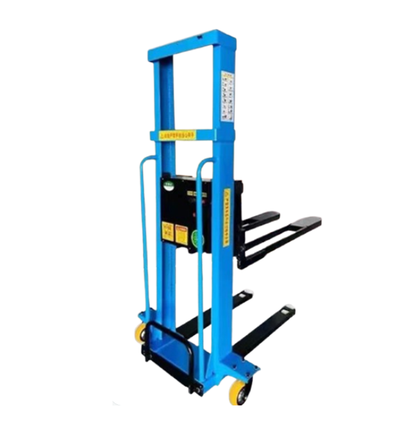 รถยกไฟฟ้าแบบพกพา 1 ตัน รุ่นขนย้ายสินค้า ขนาดเล็ก เหมาะสำหรับคลังสินค้า ใช้งานง่าย