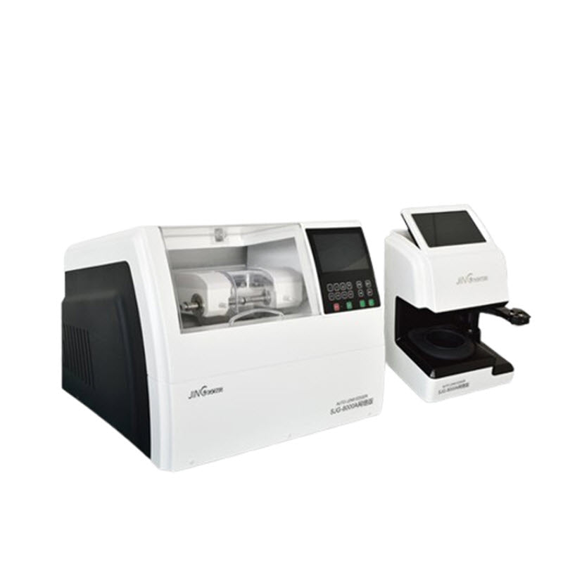 เครื่องขอบอัตโนมัติ SJG8000A ขนาด 7 นิ้ว สแกนด้วยจอสัมผัส ใช้สำหรับ加工เรซิน PC