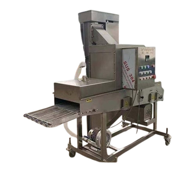 เครื่องห่อขนมปังอัตโนมัติ ขนาดเล็ก สำหรับทำปลาหมึกทอดและหอมหัวใหญ่ รุ่นอัตโนมัติ