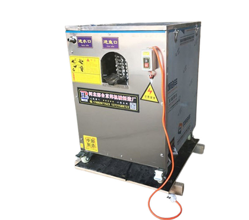 เครื่องขจัดเกล็ดปลาอัตโนมัติ สแตนเลสคุณภาพสูง ขนาดพาณิชย์ รุ่นเปิดหลัง-กำจัดอวัยวะใน