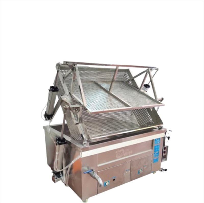 เตาทอดอัตโนมัติ ขนาดใหญ่ สำหรับร้านค้า ใช้แก๊ส-ไฟฟ้า ระบบควบคุมอุณหภูมิ ทอดกุ้งมังกร ไก่ เป็ด และเต้าหู้