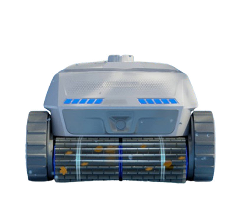 หุ่นยนต์ดูดฝุ่นทำความสะอาดสระว่ายน้ำอัตโนมัติ ขนาดเล็ก กำลังดูดสูง เหมาะสำหรับสระน้ำและบ่อปลา