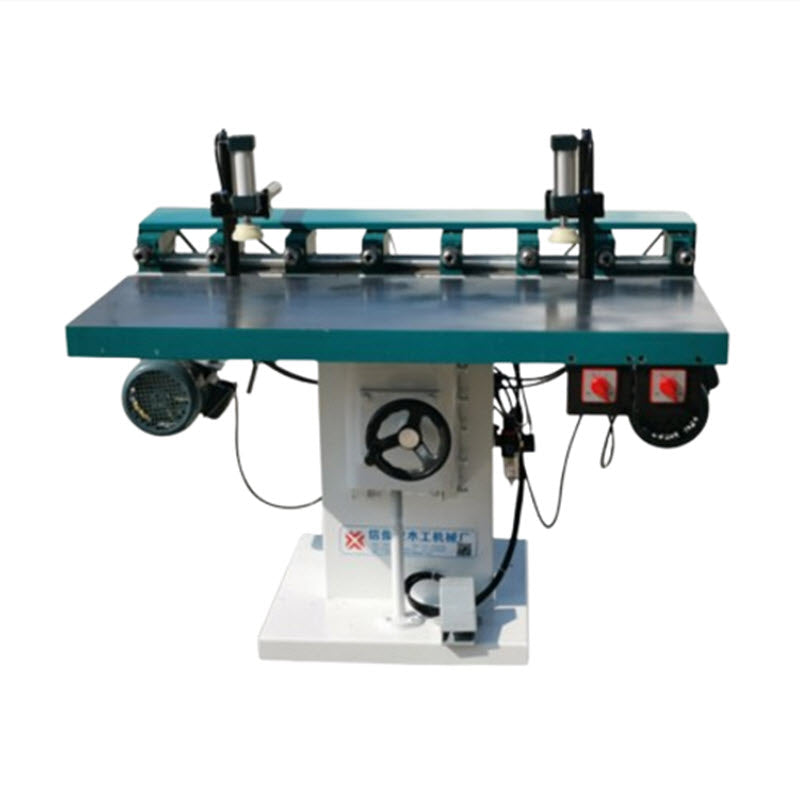 เครื่องเจาะไม้แนวนอนปรับความสูงได้ รุ่นหลายแกน สำหรับเจาะท่ออลูมิเนียมและเหล็ก