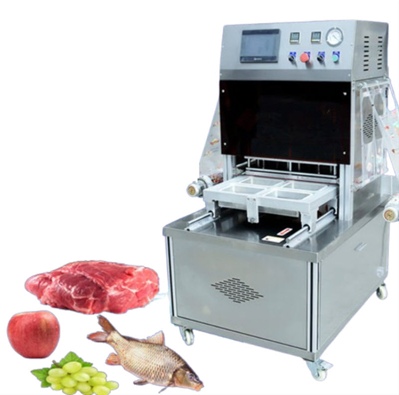 เครื่องบรรจุอาหารสูญญากาศอัตโนมัติ รุ่นล็อคความสด ขนาดกะทัดรัด สำหรับผัก เนื้อ และถั่ว