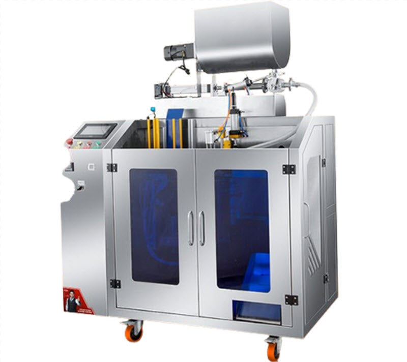 เครื่องบรรจุถุงอัตโนมัติ 轩藤 สำหรับบรรจุผงกาแฟ, สารละลาย, ซอส ขนาดกะทัดรัด