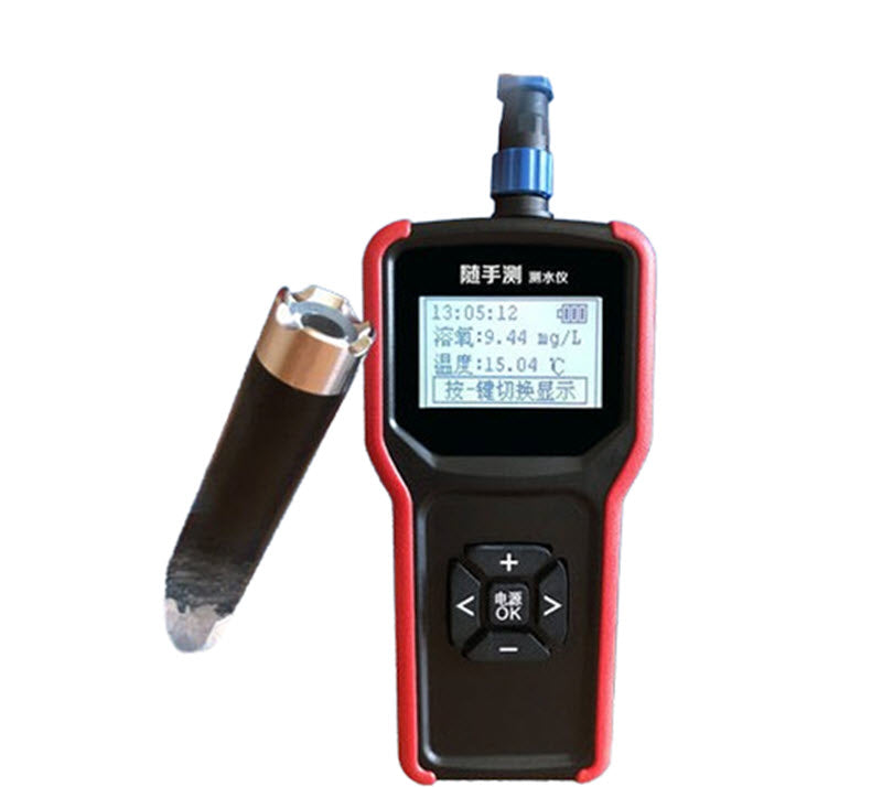 เครื่องวัดออกซิเจนในน้ำพกพา ขนาดเล็ก วัดได้ทั้งน้ำจืดน้ำเค็ม แม่นยำ ใช้งานง่าย รุ่นฟลูออเรสเซนต์