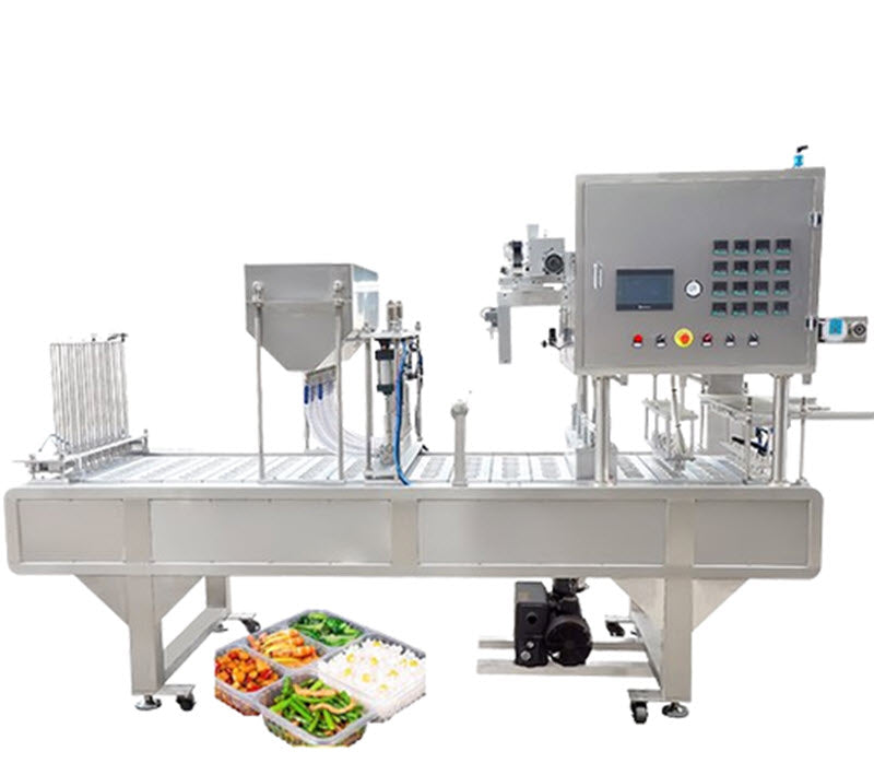 เครื่องบรรจุและปิดผนึกอัตโนมัติ รุ่นสำหรับถ้วยพลาสติก ขนาดสำหรับทำ豆浆และ八宝粥