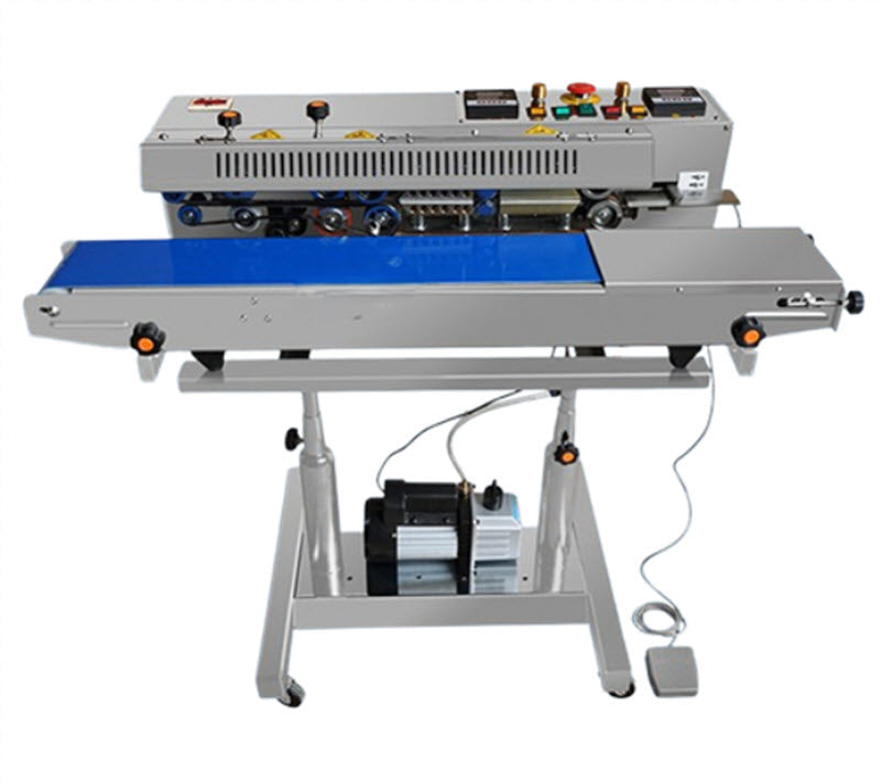 เครื่องซีลสูญญากาศอัตโนมัติรุ่น LZ-1200 ขนาดพกพา สำหรับบรรจุหน้ากาก พร้อมฟังก์ชันนับวัน