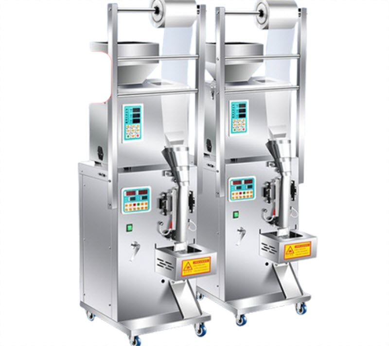เครื่องบรรจุอัตโนมัติ ขนาดกะทัดรัด สำหรับบรรจุผง, เกล็ด, ชา, สมุนไพร, ข้าว พร้อมฟังก์ชันการซีล