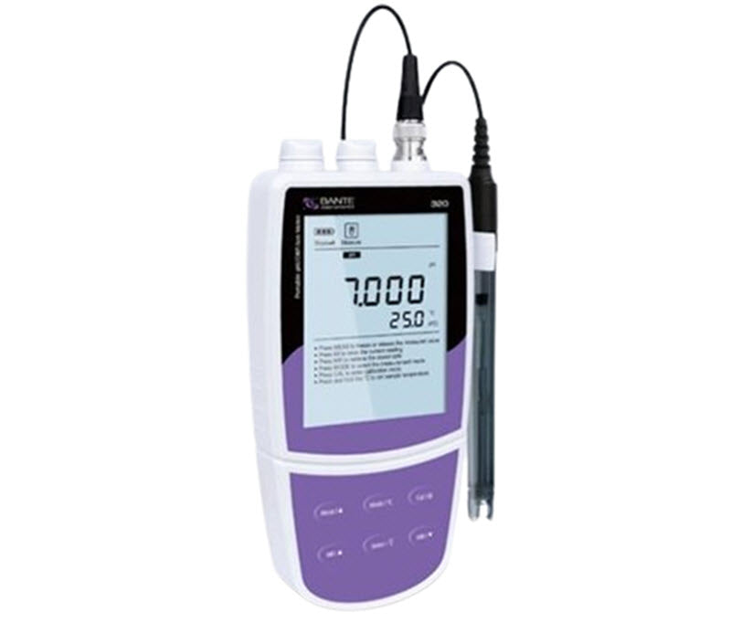 เครื่องวัดคุณภาพน้ำพกพา Bante320 BANTE321 BANTE322 วัดความกระด้าง pH และไอออน