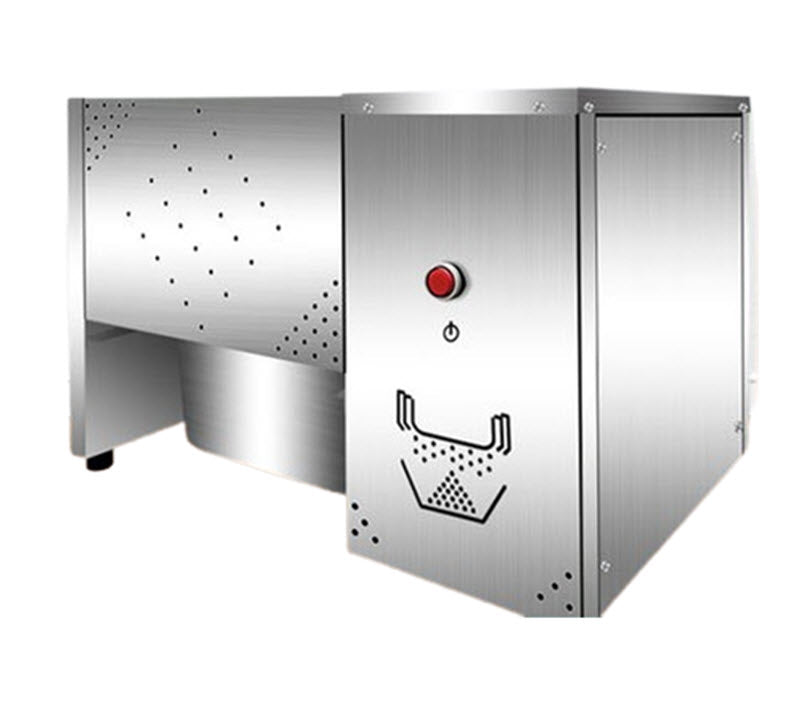 เครื่องกรองแป้งไฟฟ้าสำหรับร้านอาหาร รุ่น健蔷 ขนาดเล็ก ใช้งานง่าย เหมาะสำหรับทำเบอร์เกอร์และไก่ทอด