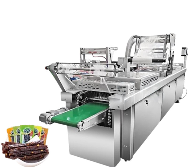 เครื่องบรรจุสูญญากาศอัตโนมัติ รุ่นต่อเนื่อง สำหรับไส้กรอกไต้หวัน/เป็ด/เต้าหู้