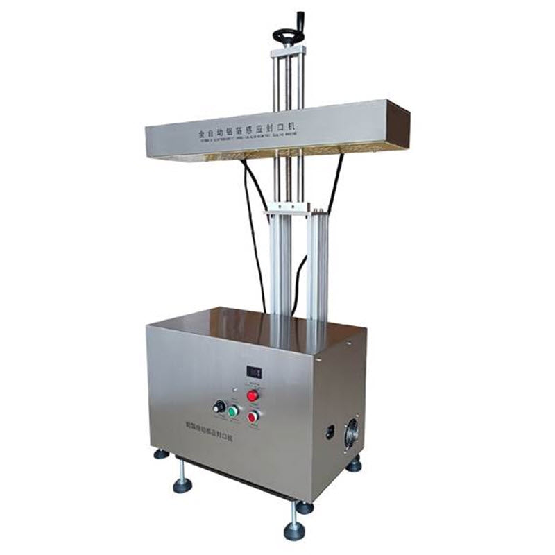 เครื่องปิดฝาอลูมิเนียมฟอยล์อัตโนมัติ สำหรับขวดพลาสติก รุ่นลำเลียงไฟฟ้า