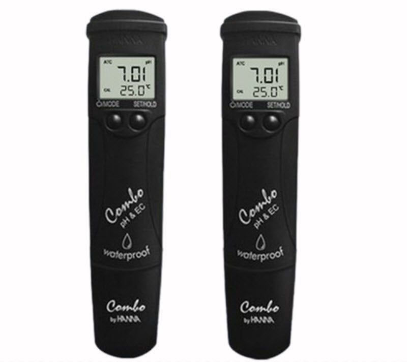เครื่องวัดค่าพีเอช/ความนำไฟฟ้า HI98129 HI98130 พร้อมน้ำยาคาลิเบรต - อิตาลี