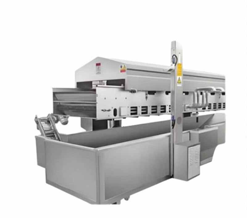 เครื่องทอดอัตโนมัติ ขนาดเล็ก สำหรับทำอาหารทะเลและมันฝรั่งทอด รุ่นเชฟทอง 2200W