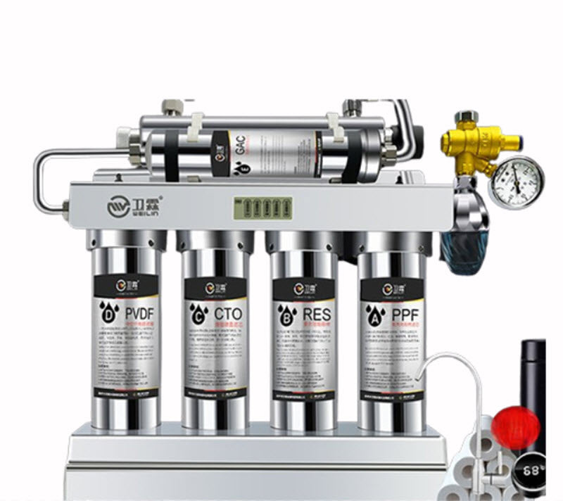 เครื่องกรองน้ำดื่ม UV ฐานบ้านและธุรกิจ ขนาดเล็ก สะอาด ปลอดเชื้อโรค รุ่น卫霖