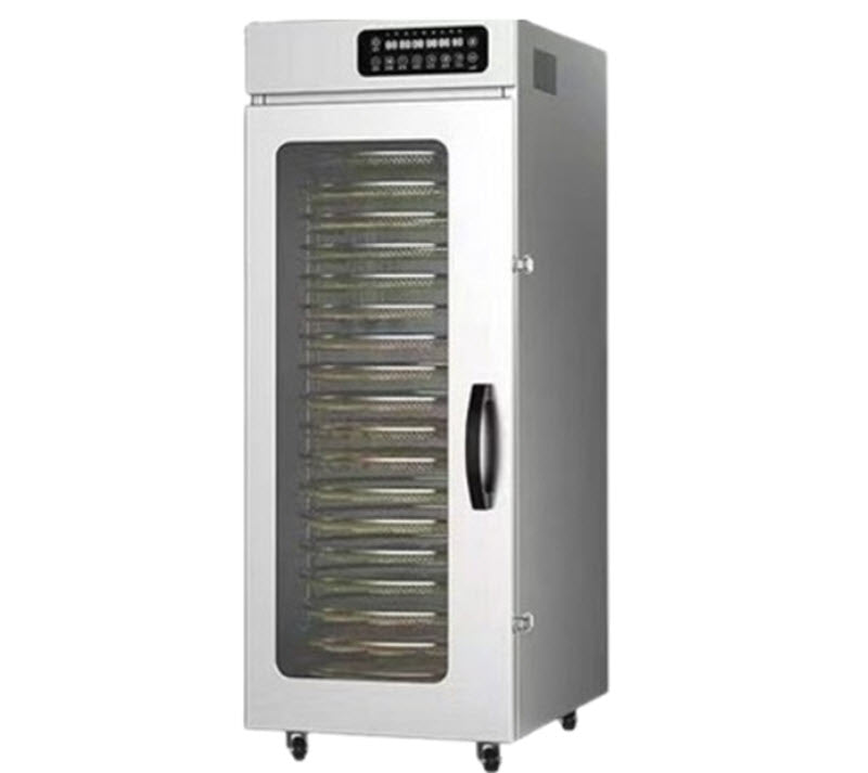 เครื่องอบแห้งอาหารเชิงพาณิชย์ ขนาดใหญ่ สำหรับผลไม้ ชา เห็ด และสมุนไพร รุ่นใหม่