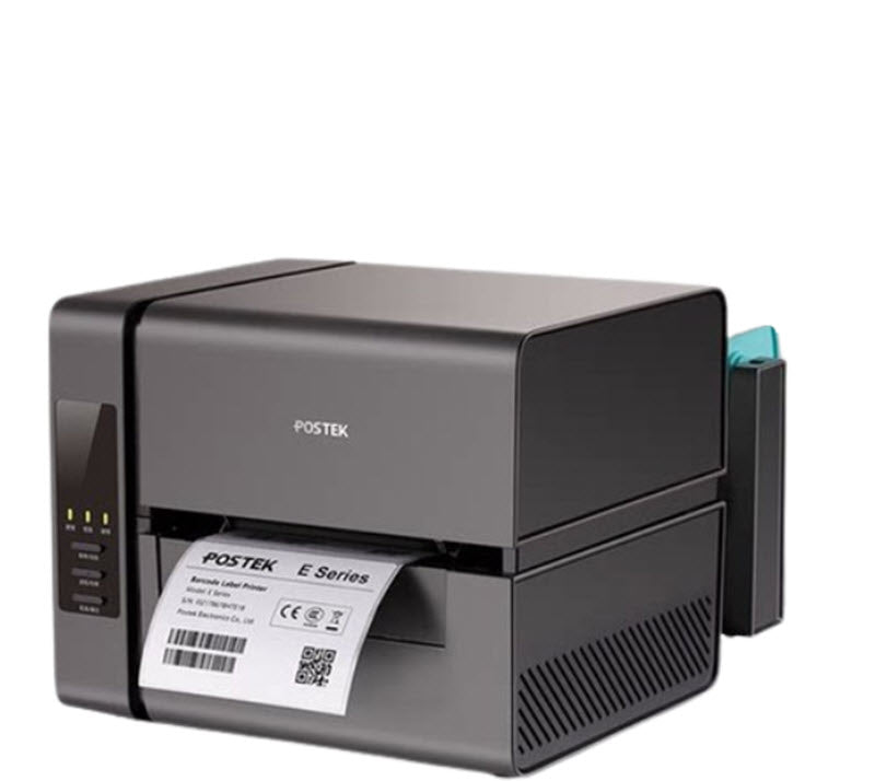 เครื่องพิมพ์บาร์โค้ดไร้สาย Postek E200i, Bluetooth/WiFi, สำหรับป้ายเสื้อผ้า, ไม่ติดกาว