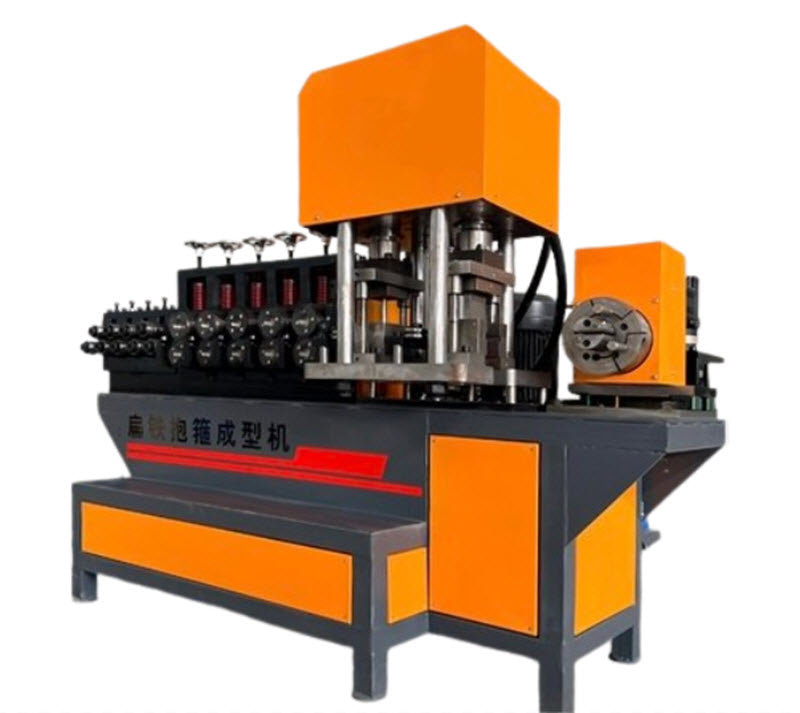 เครื่องขึ้นรูปเหล็กแบนอัตโนมัติ ขนาดกะทัดรัด พร้อมระบบ CNC สำหรับทำบั้งเหล็ก แข็งแรง ทนทาน